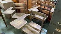 3 Early School Desks