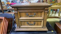 2 Drawer Side Table 29x16x24