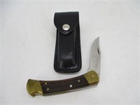 Buck 110 X Pocket Knife w/ Belt Case