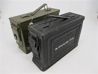 Lot (2) Military Ammo Cans