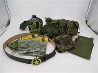 Lot of Facemasks, Belts & Packs - Hunting