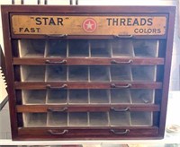 Early Star Threads Cabinet with original Thread