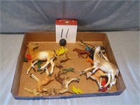 Lot of plastic misc. animal toys