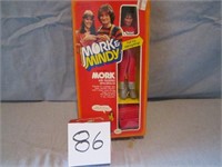 Mork  from Mork & Mindy show, 9” doll with box