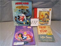 Lot of 4 children’s books – 3 Disney and 1 Dr Seus