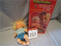 Baby Brother Tender Love doll, in original box