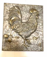Galvanized Rooster sign