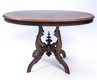 LATE 19TH CENTURY OVAL TOP TABLE
