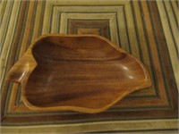 Wooden Bowl Shape Leaf