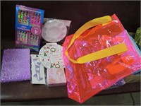 A VARIETY OF ITEMS W/ BAG