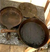 3 Cast Iron Skillets