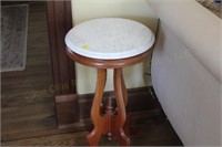 Marble Top Stand Table 16X29