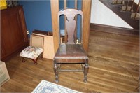 Early T-back chair 20X19X40