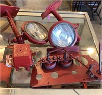 Pair of Tractor lights and parts