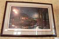 Signed & numbered “Terry Redlin” 32X26 Duck print
