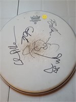 drum top signed by the band Blue Rodeo