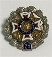 Sterling Silver Ladies Auxillary Vfw Pin
