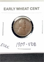 1909 VDB Early Wheat Cent