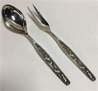 David Andersen 830 Silver Norway Spoon & Fork