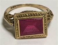 10k Gold Edwardian Ring