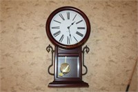 Corks wall clock 14 ½X25