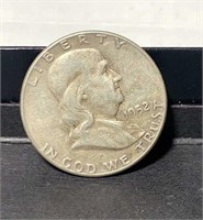 1952 Silver Ben Franklin Half Dollar