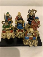 7 Gods of Fortune Japanese Figurines