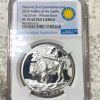 2019 National Zoo Commem Coin JNGC - PF 70 ULT CAM
