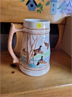 large beer stein hand painted