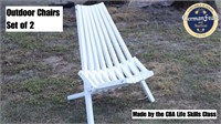 Set of 2 Outdoor Chairs