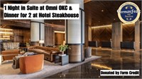 1 Night in Suite at OKC Omni Hotel & Dinner for 2