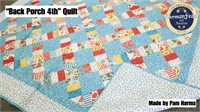 "Back Porch 4th" Quilt 64x76