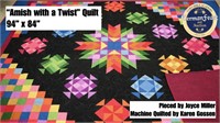 "Amish with a Twist" Quilt 84x94
