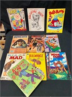 Early color books, comics and magazines