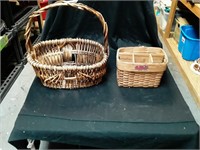 apple basket and large basket
