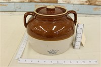 Number 4 Stoneware Crown Bean Pot