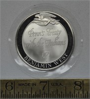 Penn's Treaty with the Indians token coin