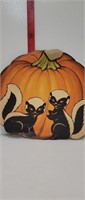 Vintage die-cut Skunk -Halloween decor- 14" tall