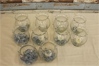 Lot of glass bowls