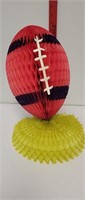 Vintage Crepe paper fold-out- Football-andmade in