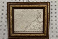 NC, SC, and GA Coastline Map