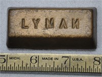 Lyman metal ingot bar