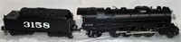 Lionel 3158 AT&SF Steam Engine and Tender