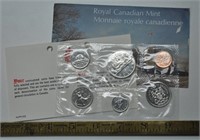 1975 Canada uncirculated coins set
