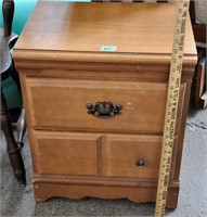 Vintage wood night stand/side table