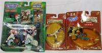 Lot of 3 Starting Line Up Figures