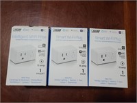 3 Pack Feit Electric Wifi Smart Plug
