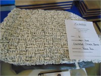 Handmade Chenille throw blanket