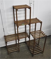 Wood plant stand - info