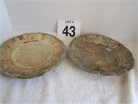 Pr .Silverplate Marked Plates